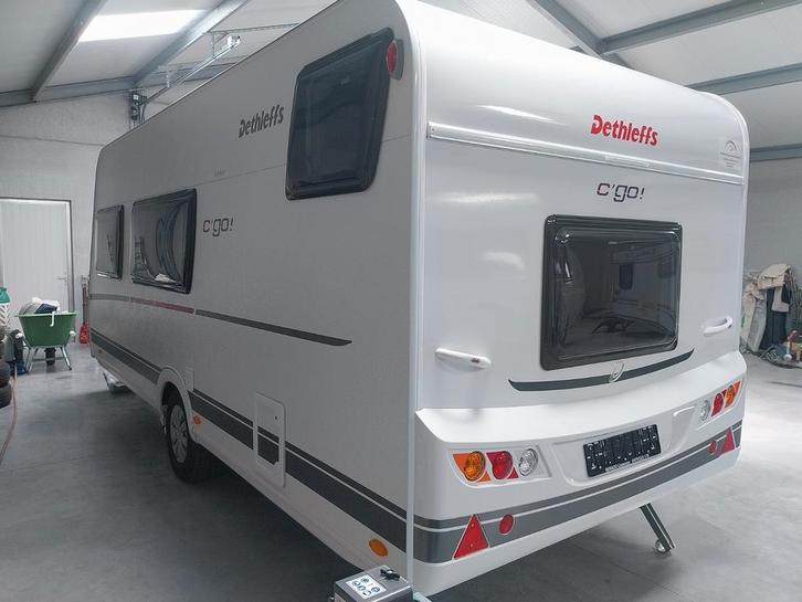 Dethleffs C'Go 495 QSK met stapelbed, Caravans en Kamperen, Caravans, Bedrijf, Dethleffs, Stapelbed, Mover, Ophalen