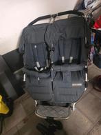 Dubbele buggy, met 2 ligmanden en regenhoes., Enlèvement