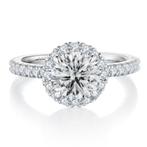 Nieuwe ring, 2 karaat, Wit, Nieuw, Ophalen of Verzenden, 17 tot 18