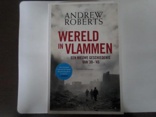 Boek" Wereld in Vlammen", Livres, Guerre & Militaire, Comme neuf, Général, Deuxième Guerre mondiale, Enlèvement ou Envoi