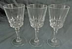 Cristal d'Arques Lady Victoria 3x witte wijnglas kristal H14, Antiek en Kunst, Antiek | Glaswerk en Kristal, Verzenden