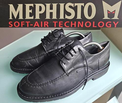MEPHISTO HEREN PHOEBUS ZWARTE SCHOENEN ZWART MAAT 41,5, Kleding | Heren, Schoenen, Gedragen, Veterschoenen, Zwart, Ophalen of Verzenden