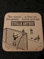 Bierviltje Stella Artois, Enlèvement