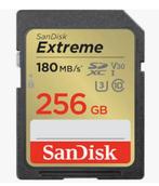 geheugenkaart Sandisk Extreme 256GB, Nieuw, SDHC, 256 GB, SanDisk