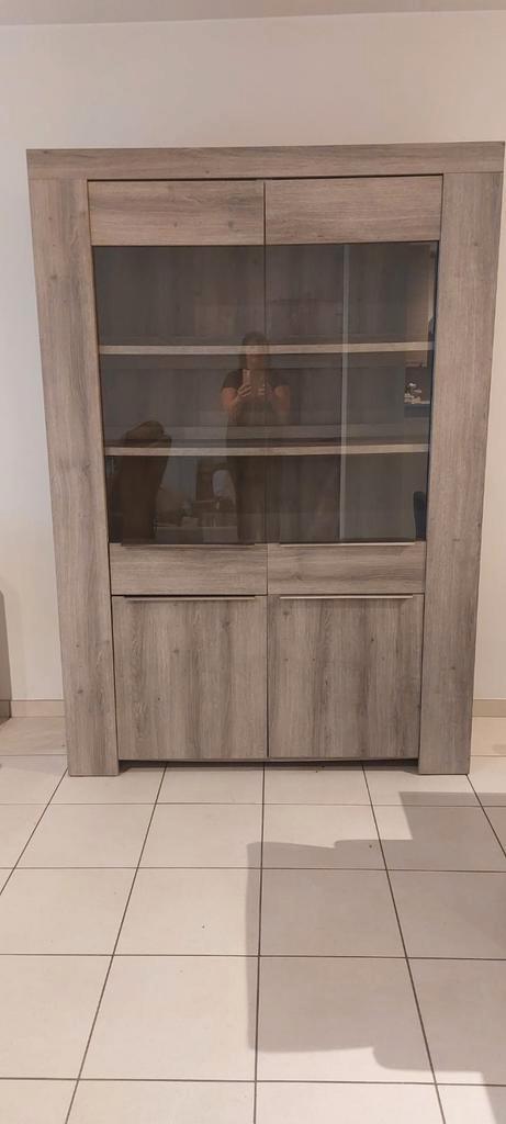 Volledige living set, Huis en Inrichting, Kasten | Vitrinekasten, Gebruikt, Ophalen