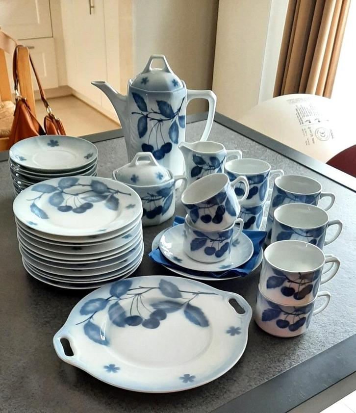 Te koop: Mooie antiek koffieservies, Antiek en Kunst, Antiek | Keramiek en Aardewerk, Ophalen