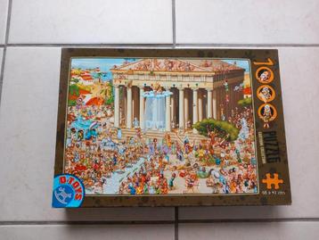 Puzzel 1000 stukjes -Comic puzzle-Romeinse Tempel