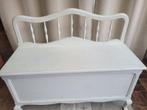 Witte vintage grote speelgoedkoffer bank, Ophalen, Gebruikt, Overige typen