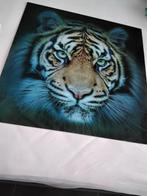 Grote kader in soort glaswerk, Antiek en Kunst, Kunst | Schilderijen | Abstract, Ophalen