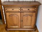 Buffet haut entièrement en chêne massif, Maison & Meubles, Enlèvement, Comme neuf