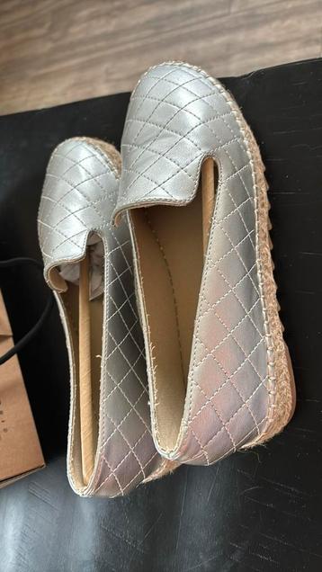Espadrilles kleur Zilver maat 39 beschikbaar voor biedingen