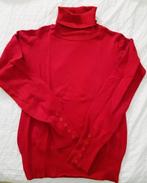 Yessica : rood coltrui rolcol pull knoopjes aan mouwen , M, Kleding | Dames, Maat 38/40 (M), Yessica, Ophalen of Verzenden, Zo goed als nieuw