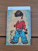 Vintage prent jongen, Antiek en Kunst, Ophalen