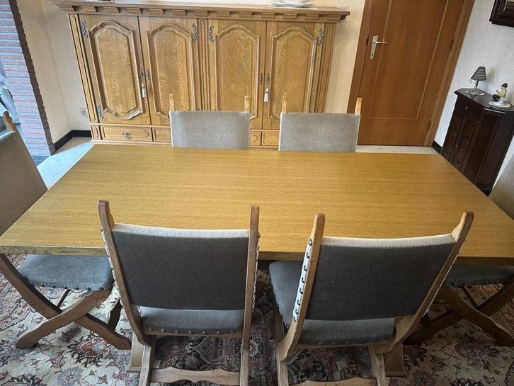 Volledige eetkamer te koop, Huis en Inrichting, Complete eetkamers, Ophalen