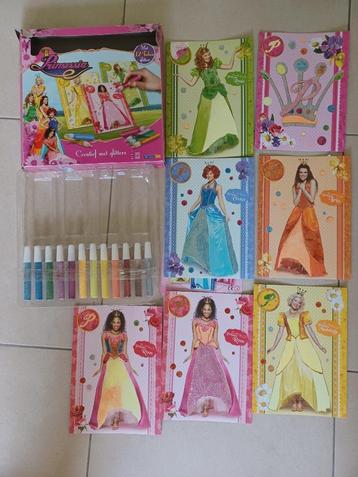 Prinsessia kaarten en glitters  beschikbaar voor biedingen