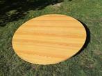 tafelblad rond 120 cm - met verlengstuk 48 cm, Ophalen, Gebruikt, Rond, Tafelblad