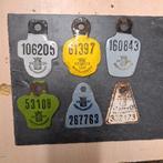 Plaques de velos Oost Vlanderen, Collections, Collections Autre, Envoi, Utilisé