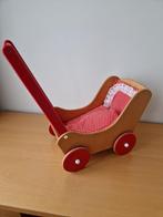 Houten poppenwagen (Haba?) vintage retro, Kinderen en Baby's, Ophalen, Zo goed als nieuw