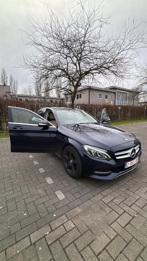 Mercedes Benz C200D Bluetec, Auto's, Mercedes-Benz, Particulier, Achteruitrijcamera, Diesel, Automaat, Zwart, Bruin, Leder, Ophalen