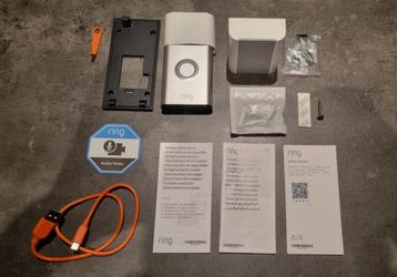 Ring Battery Video Deurbel Zilver met Chime beschikbaar voor biedingen