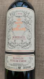 Bordeaux 1998 'Les Hauts de Goëlane', Frankrijk, Nieuw, Ophalen of Verzenden, Rode wijn