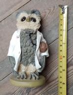 Petite figurine de hibou en docteur., Enlèvement ou Envoi, Comme neuf