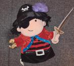 handpop piraat, Kinderen en Baby's, Speelgoed | Knuffels en Pluche, Ophalen of Verzenden, Zo goed als nieuw, Overige typen