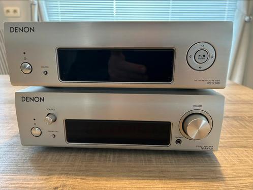 Denon versterker en internet tuner (met bijhorende boxen ), Audio, Tv en Foto, Versterkers en Ontvangers, Gebruikt, Denon, Ophalen