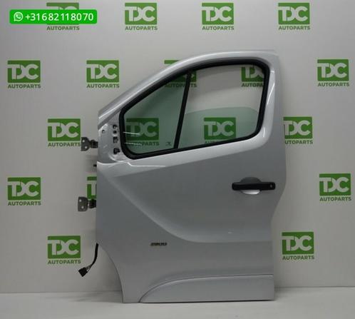 Renault Trafic ('14-'18) Voorportier links zilvergrijs, Auto-onderdelen, Carrosserie, Deur, Renault, Voor, Links, Gebruikt, Ophalen of Verzenden