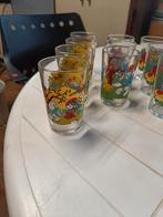 Smurfen glazen, Ophalen