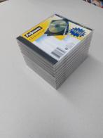 Lot de 10 boitiers cd vides Fellowes 98310 neuf sous cello, Informatique & Logiciels, Enlèvement ou Envoi, Neuf, Cd, Fellowes