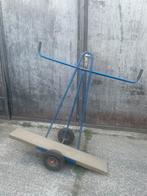 platenwagen platenkar op luchtbanden, Ophalen