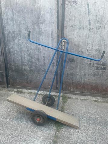 platenwagen platenkar op luchtbanden, Enlèvement