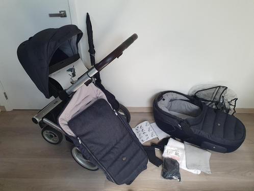 Mutsy Igo complete set, Kinderen en Baby's, Kinderwagens en Combinaties, Zo goed als nieuw, Combiwagen, Mutsy, Met reiswieg, Verstelbare duwstang