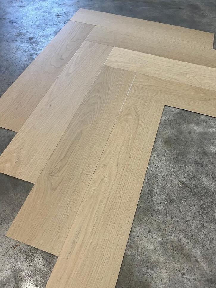 PVC vloer visgraat restpartij, Doe-het-zelf en Bouw, Vloerdelen en Plavuizen, Nieuw, Overige typen, Kunststof, 50 tot 150 cm, 10 tot 30 cm