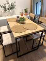 Joli set table à manger, Enlèvement, Comme neuf, Japandi, épuré, moderne, minimalist, 4 à 6 chaises
