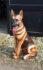 Handmade Italy midcentury porseleinen beeld herdershond., Antiek en Kunst, Antiek | Porselein, Ophalen