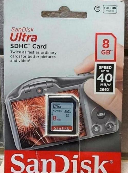 GEHEUGENKAART, Audio, Tv en Foto, Foto | Geheugenkaarten, Nieuw, SDHC, 8 GB, Overige, Ophalen of Verzenden