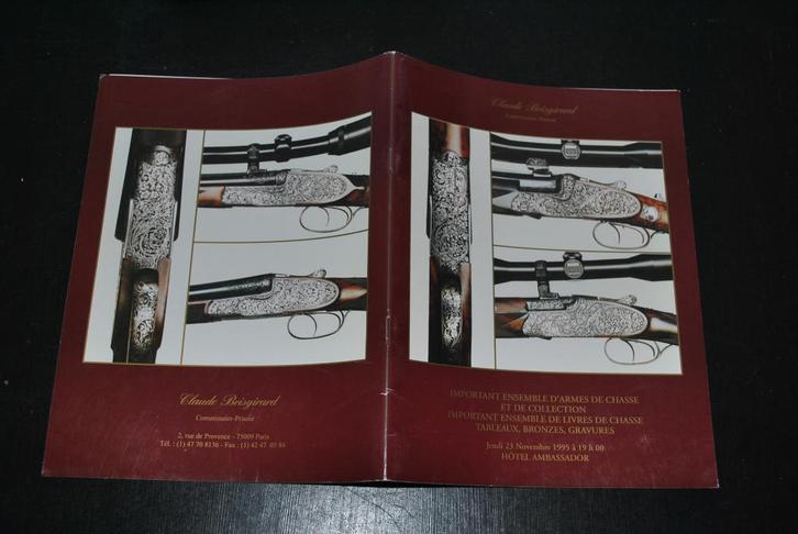 Catalogue vente Hôtel Ambassador armes de chasse, livres..., Collections, Objets militaires | Général, Autres, Enlèvement