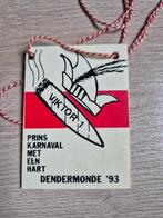 Carnaval medaille Dendermonde Prins Viktor 1993, Ophalen of Verzenden