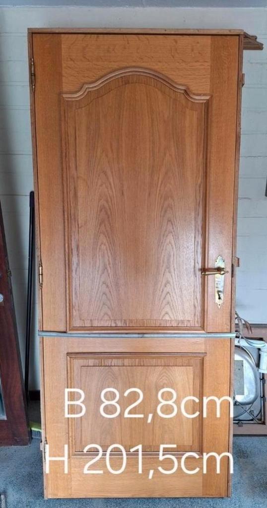 Eiken deuren, Doe-het-zelf en Bouw, Deuren en Vliegenramen, Zo goed als nieuw, Ophalen