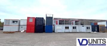 Nieuwe en 2dehands geïsoleerde units en zee containers beschikbaar voor biedingen
