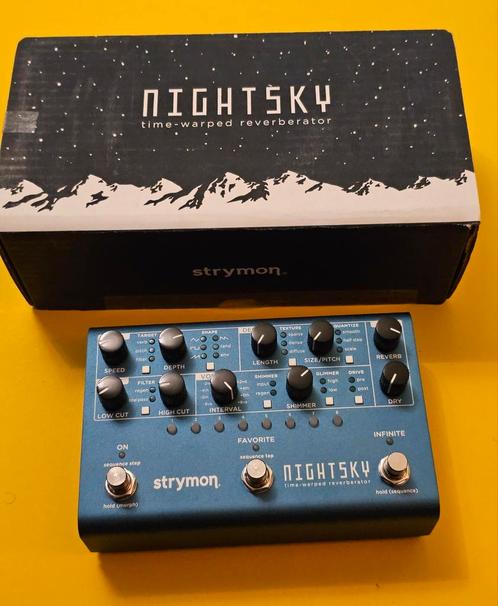 Strymon NightSky - Time-Warped Reverberator reverb, Muziek en Instrumenten, Effecten, Zo goed als nieuw, Reverb, Ophalen of Verzenden