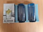 Glazen voor frisdrank / longdrinks / merk sense / 3 stuks, Ophalen of Verzenden, Zo goed als nieuw
