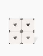 STER TEGELS 44X44cm - Wit en zwart - 2.3m², Ophalen, 40 tot 60 cm, 40 tot 60 cm, Keramiek