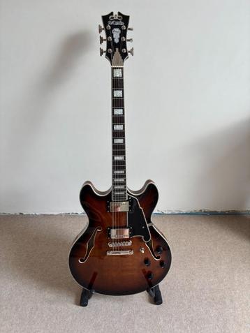 D'Angelico Premier DC Brown Burst – Nieuwstaat en garantie beschikbaar voor biedingen
