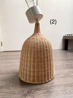 vintage IKEA rotan Leran luster, Ophalen of Verzenden, Gebruikt
