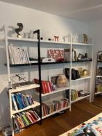 Étagère murale noire et blanche – Habitat – bon état, Enlèvement, Utilisé