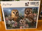 Uilen puzzel Amy Design 1000 stukjes 3 uilen., Ophalen of Verzenden, 500 t/m 1500 stukjes, Zo goed als nieuw, Legpuzzel
