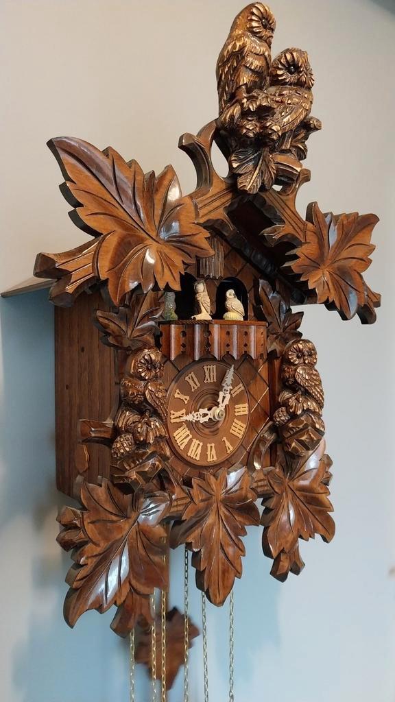 Koekoeksklok met uilenroep, Antiek en Kunst, Antiek | Klokken, Ophalen